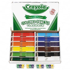 Crayola - Pens & Pencils Type: Colored Pencil Color: Assorted - Eagle Tool & Supply