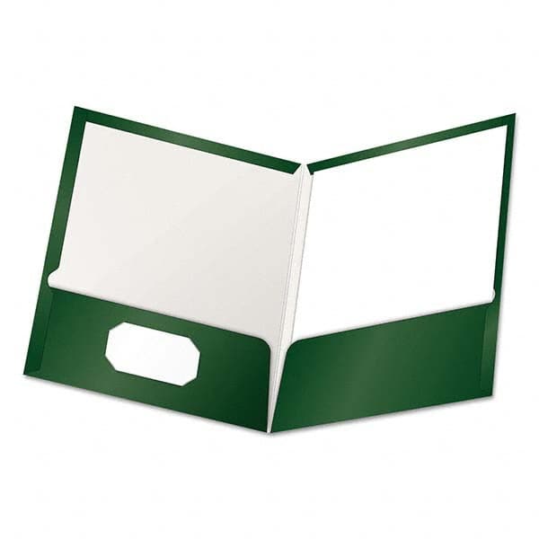 OXFORD - File Folders, Expansion Folders & Hanging Files Folder/File Type: Pocket Folders Color: Green - Eagle Tool & Supply