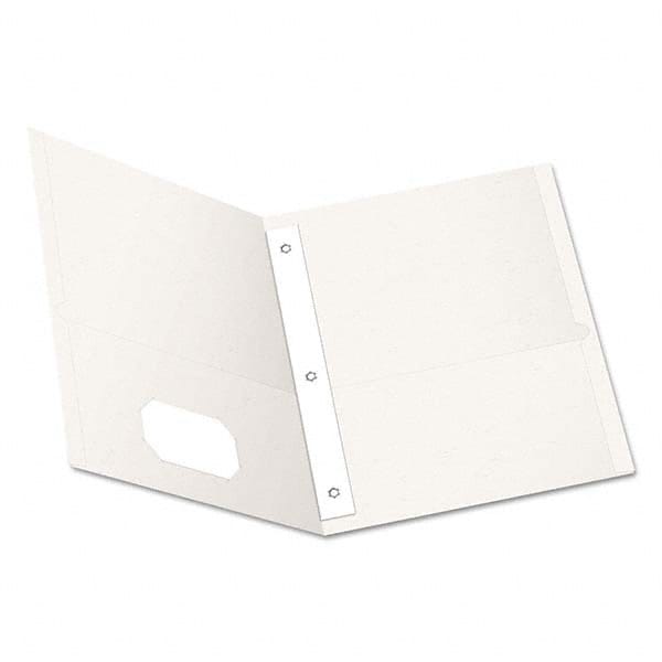 OXFORD - File Folders, Expansion Folders & Hanging Files Folder/File Type: Pocket Folders Color: White - Eagle Tool & Supply