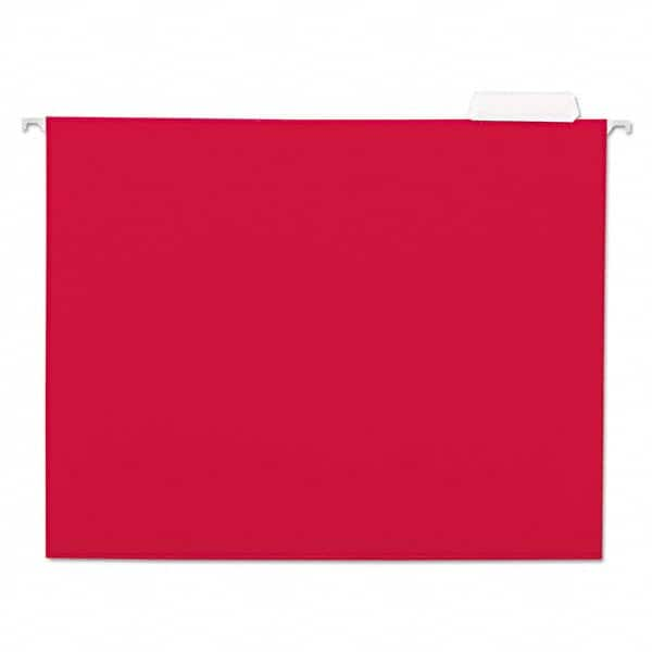 UNIVERSAL - File Folders, Expansion Folders & Hanging Files Folder/File Type: Hanging File Folder Color: Red - Eagle Tool & Supply