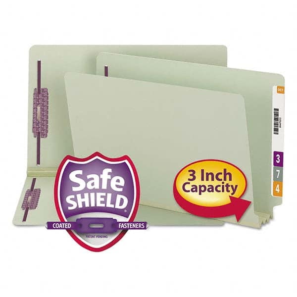 SMEAD - File Folders, Expansion Folders & Hanging Files Folder/File Type: File Folders with End Tab Color: Green - Eagle Tool & Supply