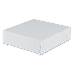 SCT - Tuck-Top Bakery Boxes, 9w x 9d x 2 1/2h, White, 250/Carton - Eagle Tool & Supply