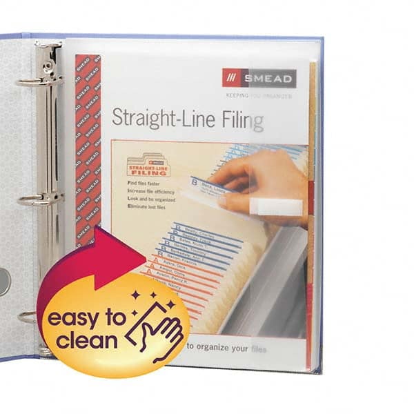 SMEAD - Tabs, Indexes & Dividers Indexes & Divider Type: Binder Pockets Size: 9 x 11-1/2 - Eagle Tool & Supply