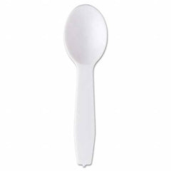 Royal Paper - Polystyrene Taster Spoons, White, 3000/Carton - Eagle Tool & Supply