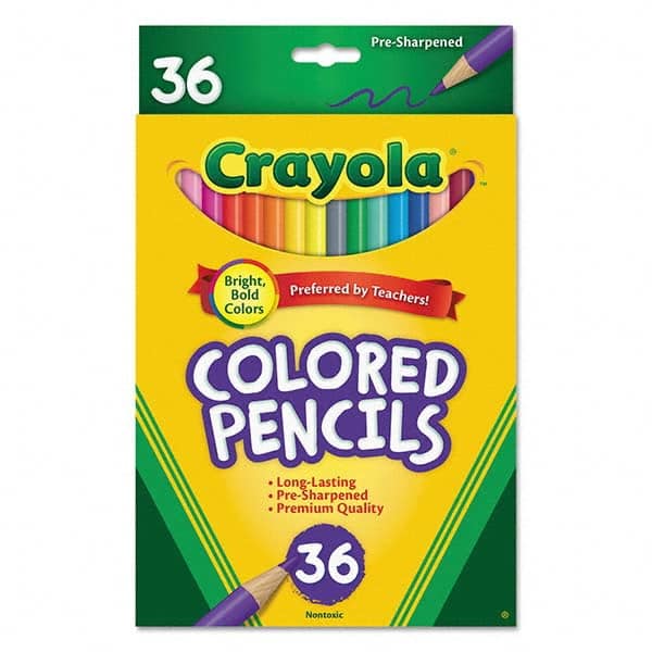 Crayola - Pens & Pencils Type: Colored Pencil Color: Assorted - Eagle Tool & Supply