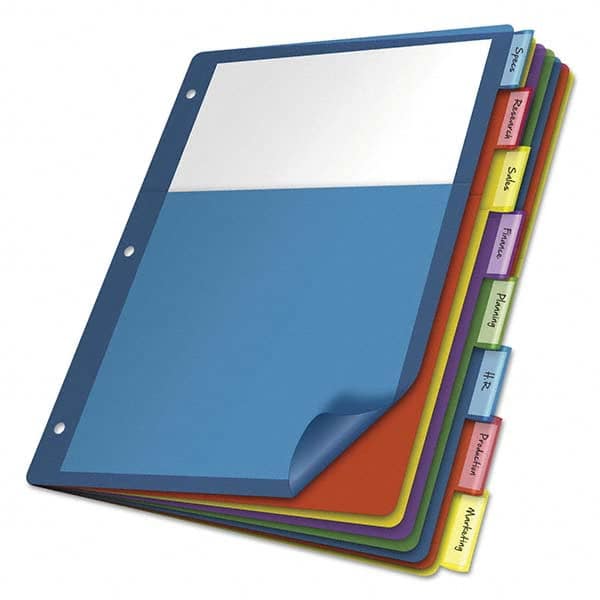 Cardinal - Tabs, Indexes & Dividers Indexes & Divider Type: Customizable Size: 11 x 8-1/2 - Eagle Tool & Supply