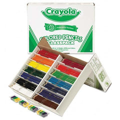 Crayola - Pens & Pencils Type: Colored Pencil Color: Assorted - Eagle Tool & Supply