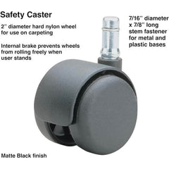 Master Caster - Cushions, Casters & Chair Accessories Type: Caster Set For Use With: Office and Home Furniture - Eagle Tool & Supply