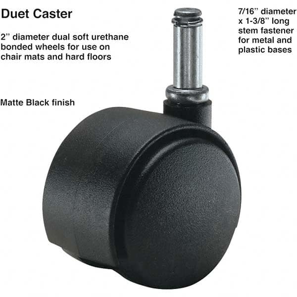 Master Caster - Cushions, Casters & Chair Accessories Type: Caster Set For Use With: Office and Home Furniture - Eagle Tool & Supply