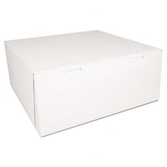 SCT - Bakery Boxes, White, Paperboard,14 x 14 x 6, 50/Carton - Eagle Tool & Supply