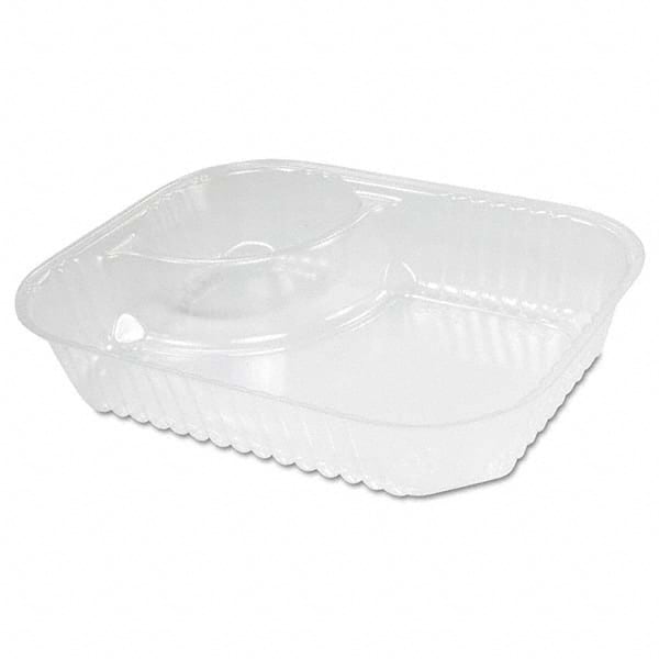 DART - ClearPac Large Nacho Tray, 2-Compartments, Clear, 500/Ctn - Eagle Tool & Supply