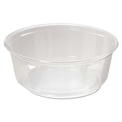 Fabri-Kal - Microwavable Deli Containers, 8 oz, Clear, 500/Carton - Eagle Tool & Supply