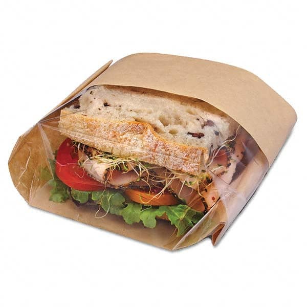 Bagcraft Papercon - Reclosable Food & Sandwich Bags Volume Capacity: 1 Sandwich Width (Inch): 9-1/2 - Eagle Tool & Supply