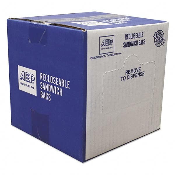 Handi-Bag - Reclosable Food & Sandwich Bags Volume Capacity: 60.0 Gal. Width (Inch): 6-1/2 - Eagle Tool & Supply