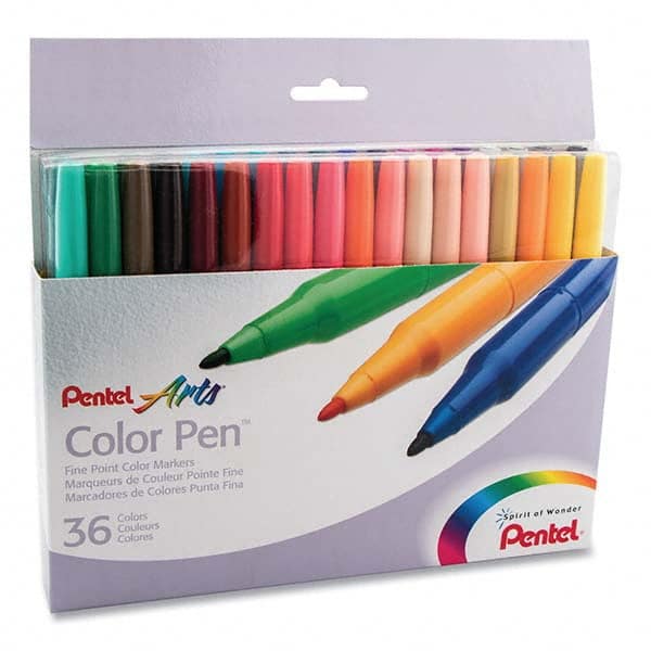 Pentel - Pens & Pencils Type: Color Pen Set Color: Assorted - Eagle Tool & Supply
