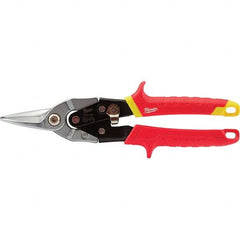 Milwaukee Tool - Snips Snip Type: Aviation Snip Cut Direction: Straight - Eagle Tool & Supply