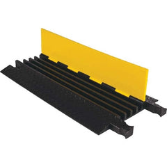 Checkers - On Floor Cable Covers Cover Material: Polyurethane Number of Channels: 4 - Eagle Tool & Supply