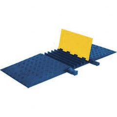 Checkers - On Floor Cable Covers Cover Material: Polyurethane Number of Channels: 5 - Eagle Tool & Supply