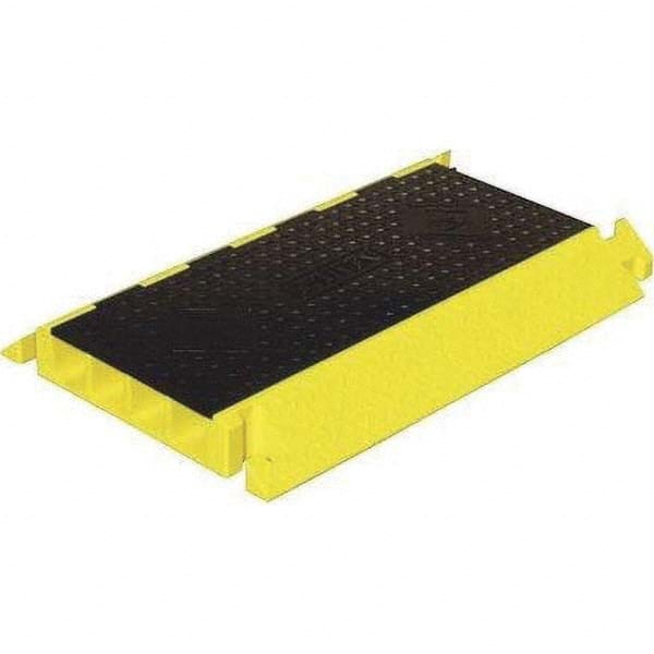 Checkers - On Floor Cable Covers Cover Material: Polyurethane Number of Channels: 4 - Eagle Tool & Supply