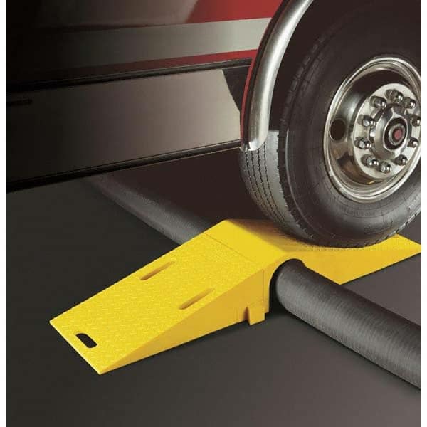 Checkers - On Floor Cable Covers Cover Material: Polyurethane Number of Channels: 1 - Eagle Tool & Supply