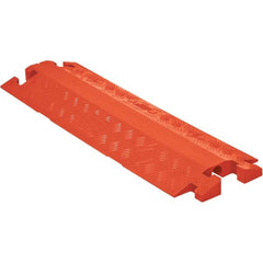 Checkers - On Floor Cable Covers Cover Material: Polyurethane Number of Channels: 1 - Eagle Tool & Supply