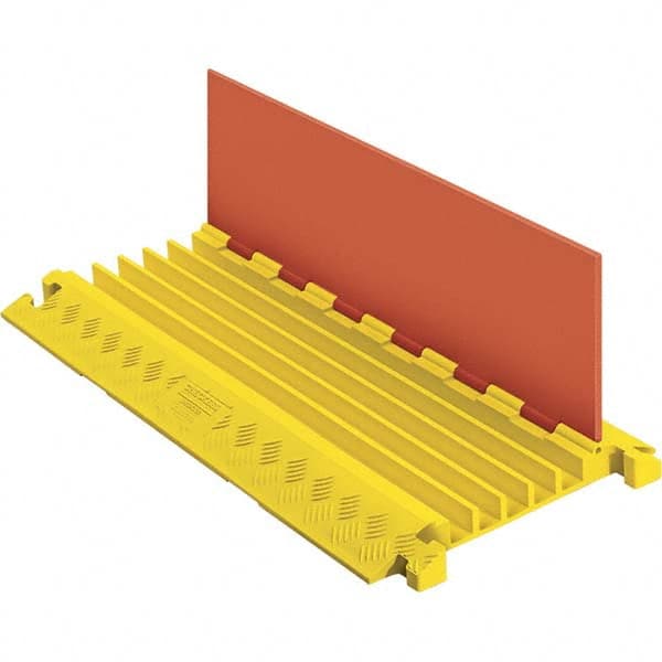 Checkers - On Floor Cable Covers Cover Material: Polyurethane Number of Channels: 5 - Eagle Tool & Supply