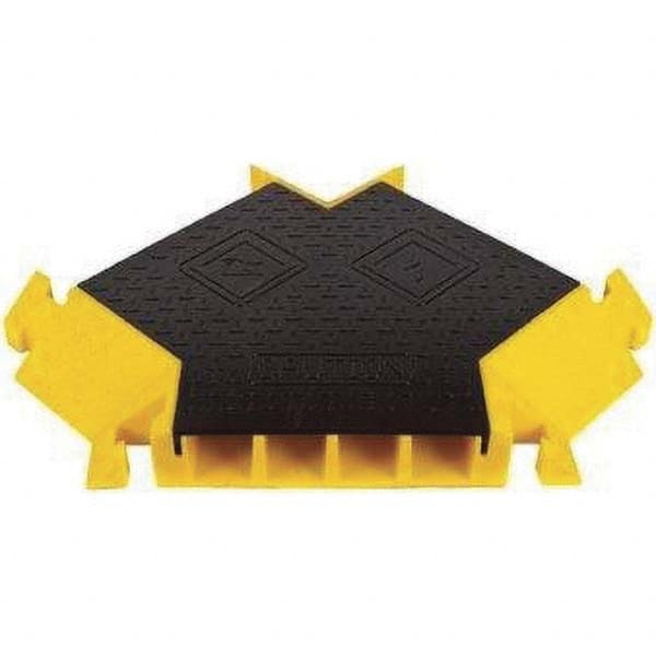 Checkers - On Floor Cable Covers Cover Material: Polyurethane Number of Channels: 4 - Eagle Tool & Supply