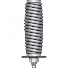 Checkers - Flag Pole Accessories Type: Hexagon Base Material: Steel w/Bright Zinc Finish - Eagle Tool & Supply
