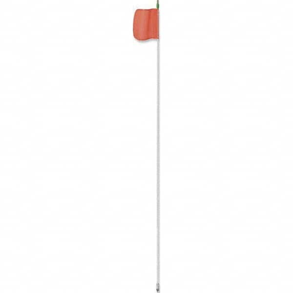 Checkers - Marking Flags Type: Warning Whip Flag w/Light Message or Pattern: Reflective X - Eagle Tool & Supply