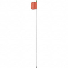 Checkers - Marking Flags Type: Warning Whip Flag w/Light Message or Pattern: Reflective X - Eagle Tool & Supply