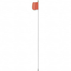 Checkers - Marking Flags Type: Warning Whip Flag w/Light Message or Pattern: Reflective X - Eagle Tool & Supply