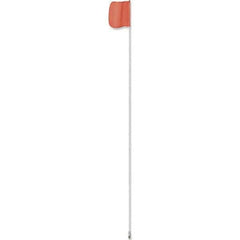 Checkers - Marking Flags Type: Warning Whip Flag Message or Pattern: Reflective X - Eagle Tool & Supply