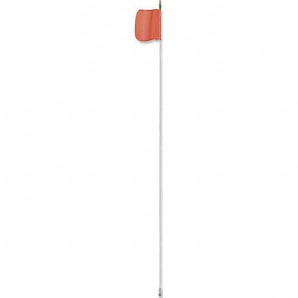 Checkers - Marking Flags Type: Warning Whip Flag Message or Pattern: Solid Color - Eagle Tool & Supply