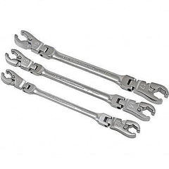 GearWrench - Wrench Sets Tool Type: Ratcheting Flare Nut System of Measurement: Metric - Eagle Tool & Supply