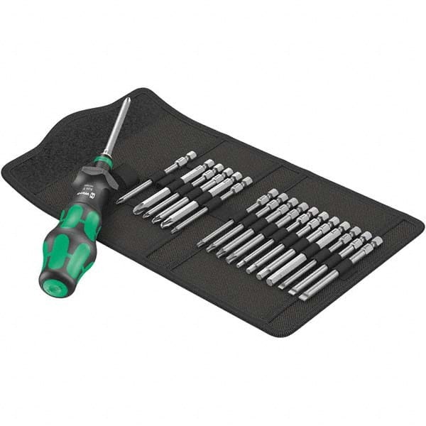 Wera - Screwdriver Bit Sets Type: Bit Set Drive Size: 1/4 (Inch) - Eagle Tool & Supply
