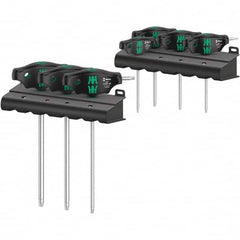Wera - Torx Driver Sets Torx Size Range: T10 - T45 Number of Pieces: 7 - Eagle Tool & Supply
