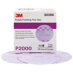 3M - Hook & Loop Discs Abrasive Type: Film Disc Disc Diameter (Inch): 3 - Eagle Tool & Supply