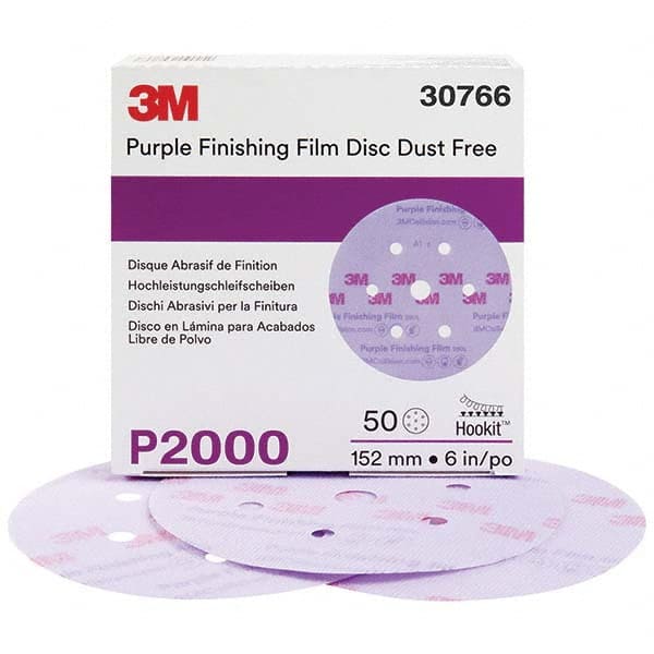 3M - Hook & Loop Discs Abrasive Type: Film Disc Disc Diameter (Inch): 6 - Eagle Tool & Supply
