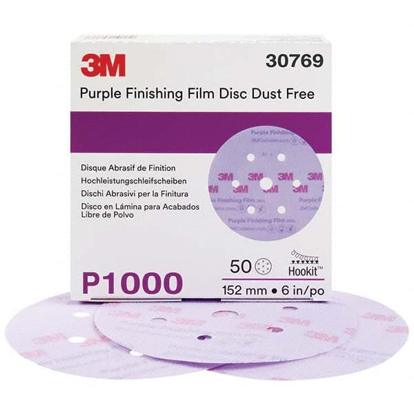 3M - Hook & Loop Discs Abrasive Type: Film Disc Disc Diameter (Inch): 6 - Eagle Tool & Supply
