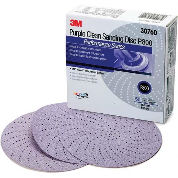 3M - Hook & Loop Discs Abrasive Type: Sanding Disc Disc Diameter (Inch): 6 - Eagle Tool & Supply