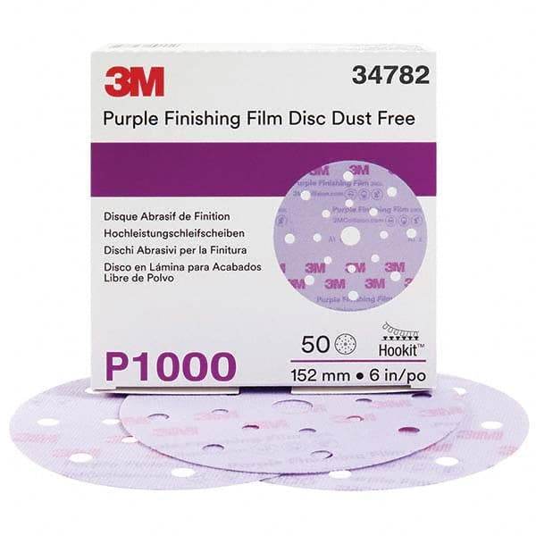 3M - Hook & Loop Discs Abrasive Type: Film Disc Disc Diameter (Inch): 6 - Eagle Tool & Supply