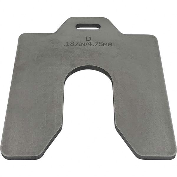 Maudlin Products - Metal Shim Stock Type: Slotted Shim Material: Stainless Steel - Eagle Tool & Supply