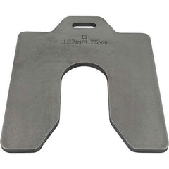 Maudlin Products - Metal Shim Stock Type: Slotted Shim Material: Stainless Steel - Eagle Tool & Supply