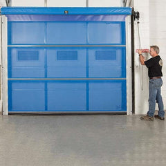 Goff's Enterprises - Dock Strip Doors/Curtains Type: Roll Up Dock Screen Door Width (Feet): 8 - Eagle Tool & Supply