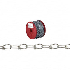 Campbell - Weldless Chain Type: Double Loop Chain Load Capacity (Lb.): 155 - Eagle Tool & Supply