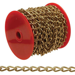 Campbell - Weldless Chain Type: Decorative Chain Load Capacity (Lb.): 5.000 - Eagle Tool & Supply