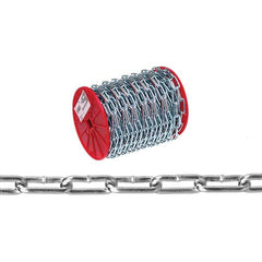 Campbell - Weldless Chain Type: Straight Link Coil Chain Load Capacity (Lb.): 520.000 - Eagle Tool & Supply