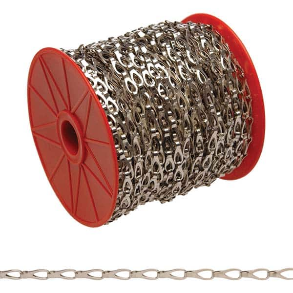 Campbell - Weldless Chain Type: Sash Chain Load Capacity (Lb.): 3.000 - Eagle Tool & Supply