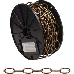 Campbell - Weldless Chain Type: Decorative Chain Load Capacity (Lb.): 35.000 - Eagle Tool & Supply