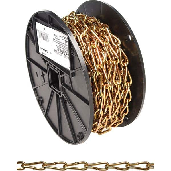 Campbell - Weldless Chain Type: Twist Link Coil Chain Load Capacity (Lb.): 240.000 - Eagle Tool & Supply